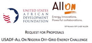 2020 Nigeria Off-Grid Energy Challenge